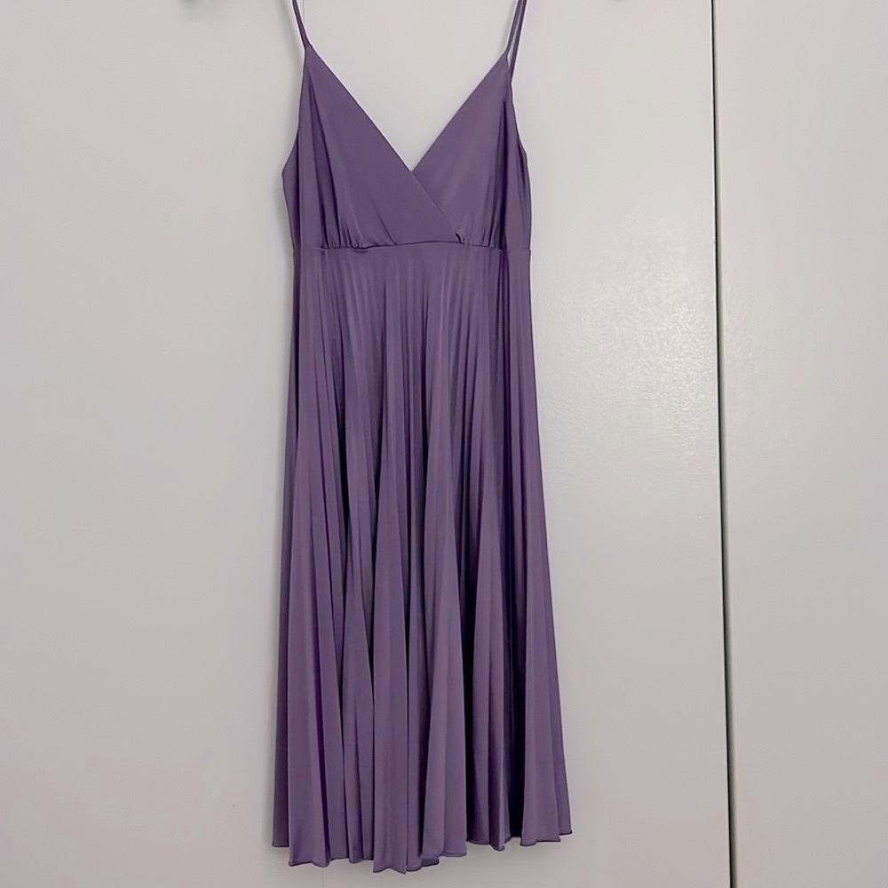 Mai Tai Purple Pleated Dress